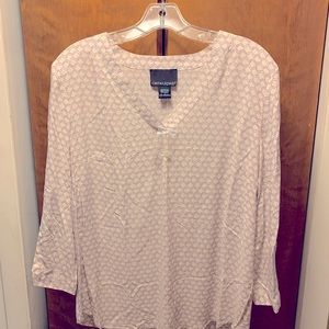 Cynthia Rowley tunic style top. Size L